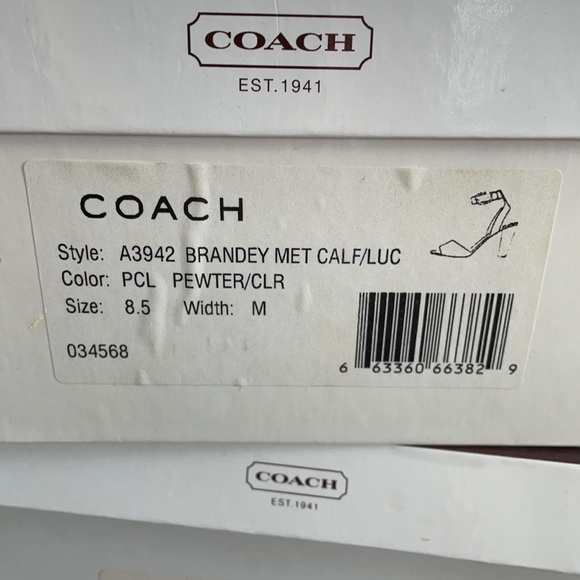 Coach Lucite Heel Shoes Size 8.5M - Picture 15 of 15